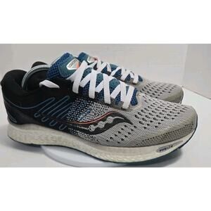 Saucony Freedom 3 PWR Run+ Running Shoes #S20543-25 Gray/Black/Blue Men’s Sz 10.